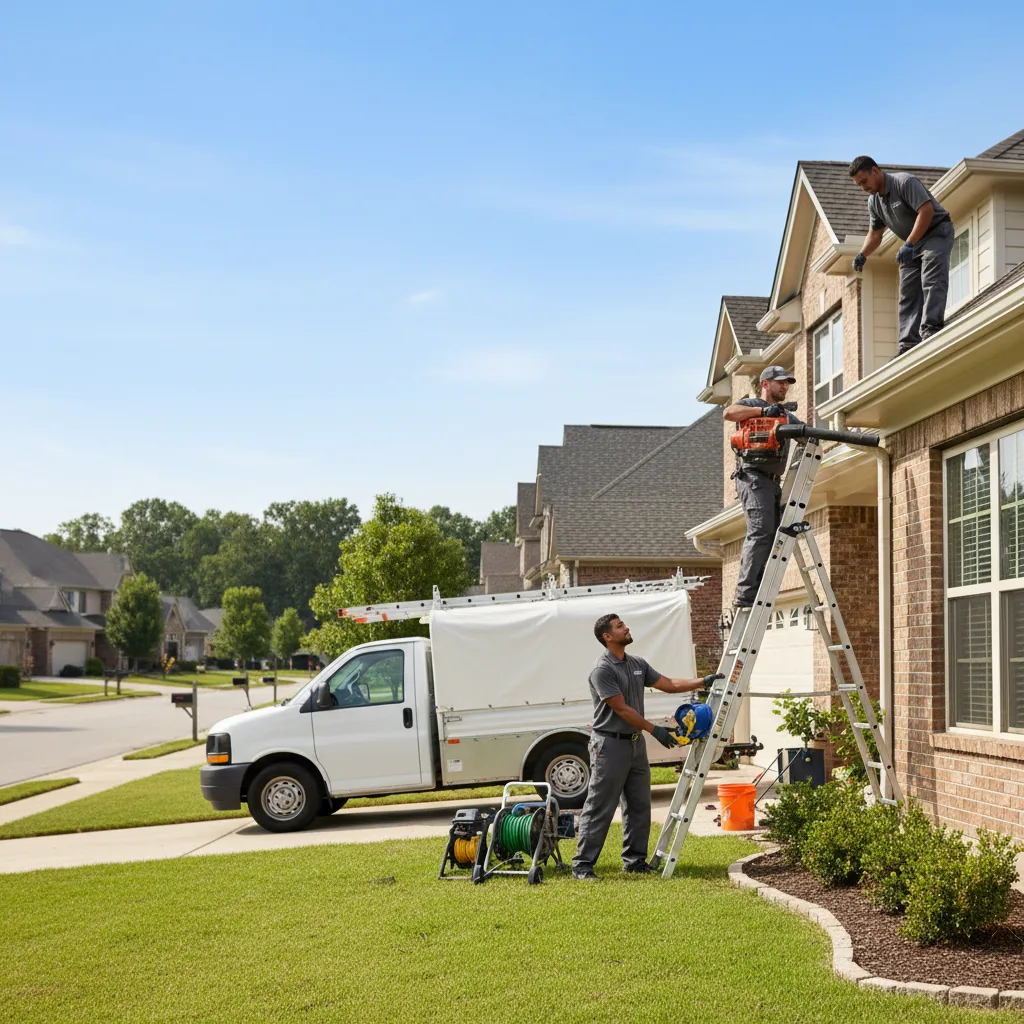 Home Gutter Service in Blossom, TX near me